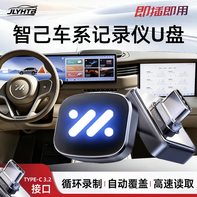 适用于智己LS9/LS6/L6/LS7/L7行车记录仪专哨兵模式专用U盘FAT23