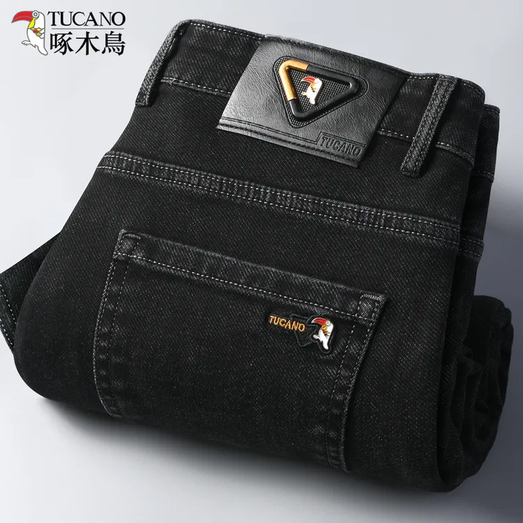 新款男士牛仔裤男宽松直筒弹力商务百搭休闲户外长裤子潮流男裤子