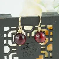 【小北好物】S925银琥珀耳钩约12.5mm+【多样性发一件】2QH03X1067