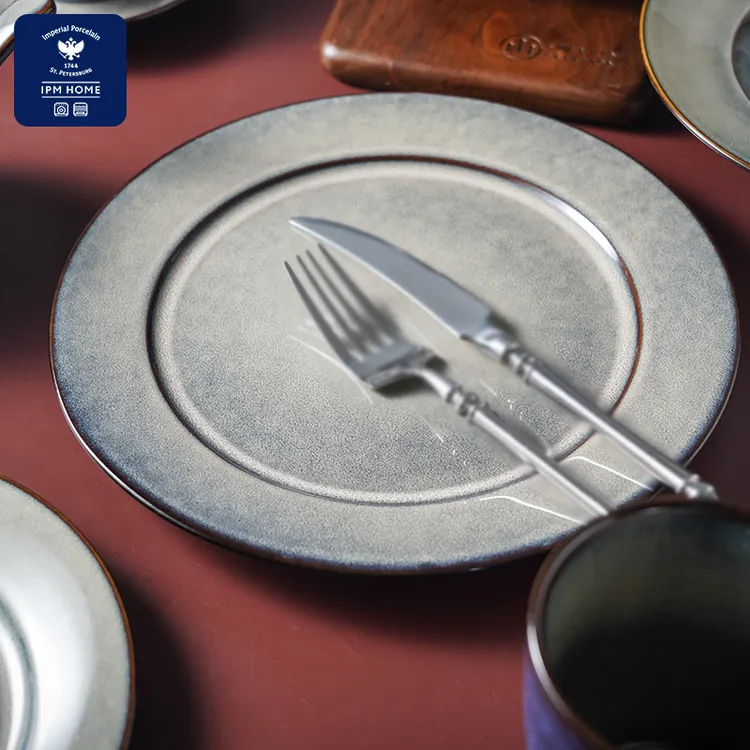 【精选】IPM HOME俄皇深海Ocean系列北欧风米饭碗面碗餐盘菜盘子