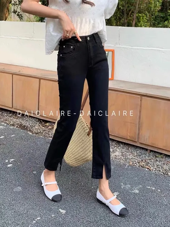 夏季新款九分牛仔裤6093（断码清仓）