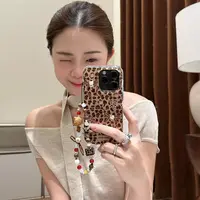豹纹五角星kt适用苹果16promax手机壳14/13PRO新款15PLUS/xsmax壳