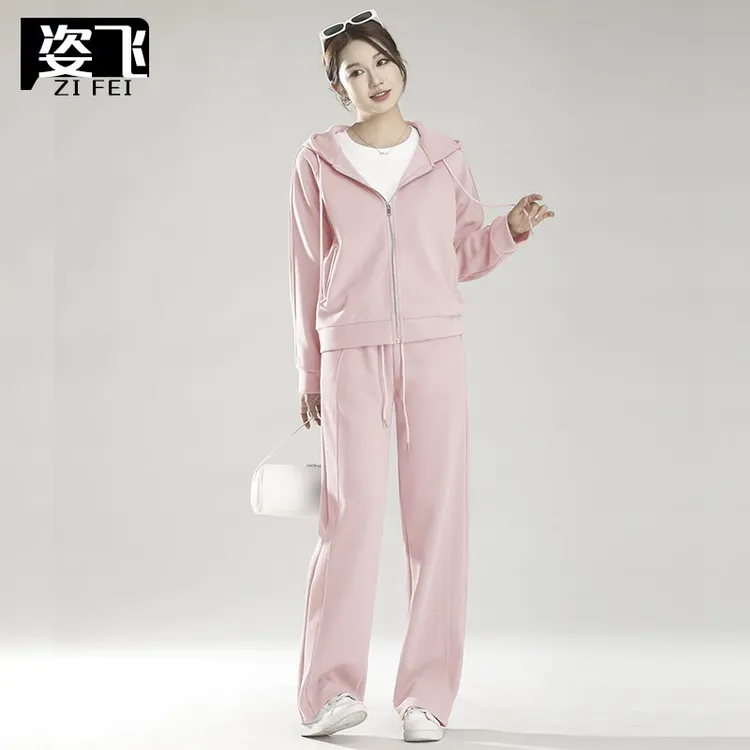  2025秋冬休闲风运动时尚套装显瘦两件套时尚百搭 小个子