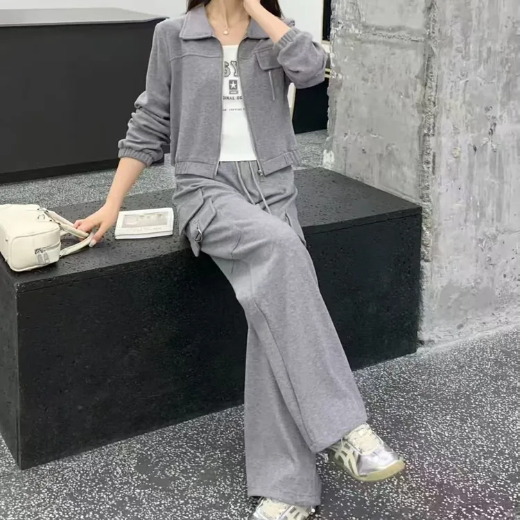 新款时尚减龄显瘦重工三件套套装