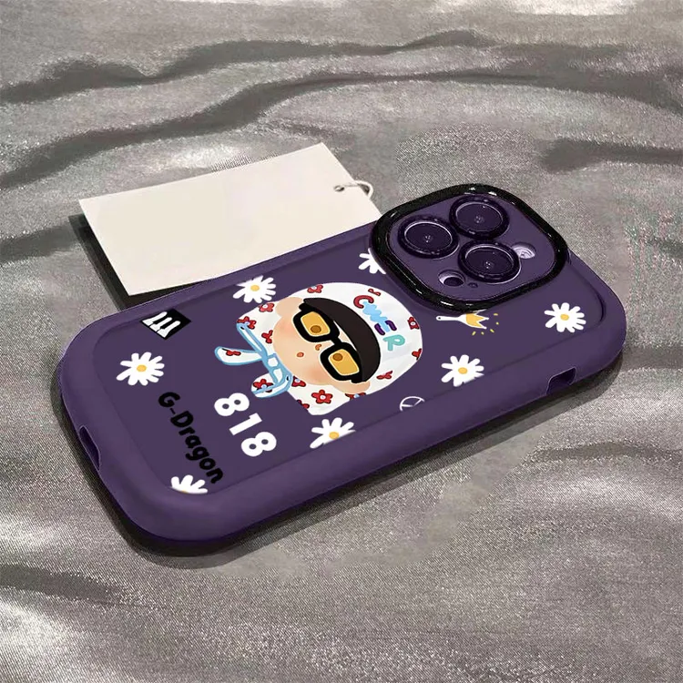 雏菊权志龙适用iphone16promax苹果1514P手机壳泡芙13p/12/11全包
