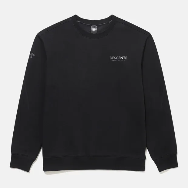 DESCENTE/迪桑特秋季新款加厚打底卫衣刺绣立体标UHT91-b