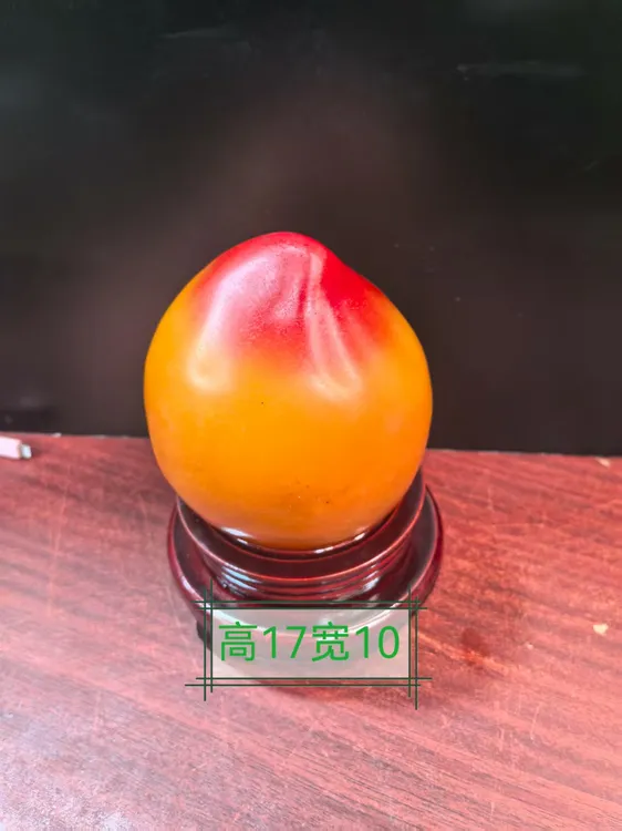 家居摆件工艺品，寿桃摆件玄关中式创意