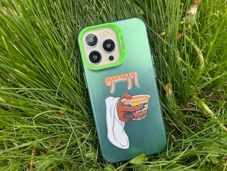 【敬你一碗】 创意新藏式手机壳 - 个性彩银壳