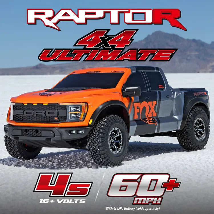 TRAXXAS 1/10 Raptor R福特猛禽终级版F150 RC遥控越野短卡模型车