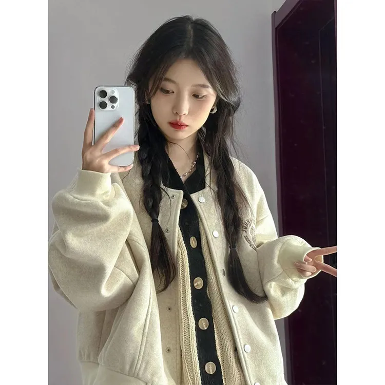 薄款短款休闲外套新款美式棒球服上衣早秋季爆款女夹克小个子春秋