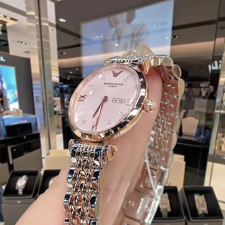 满天星系列白月光女士手表精致钢带时尚女款防水镶钻百搭小众气质