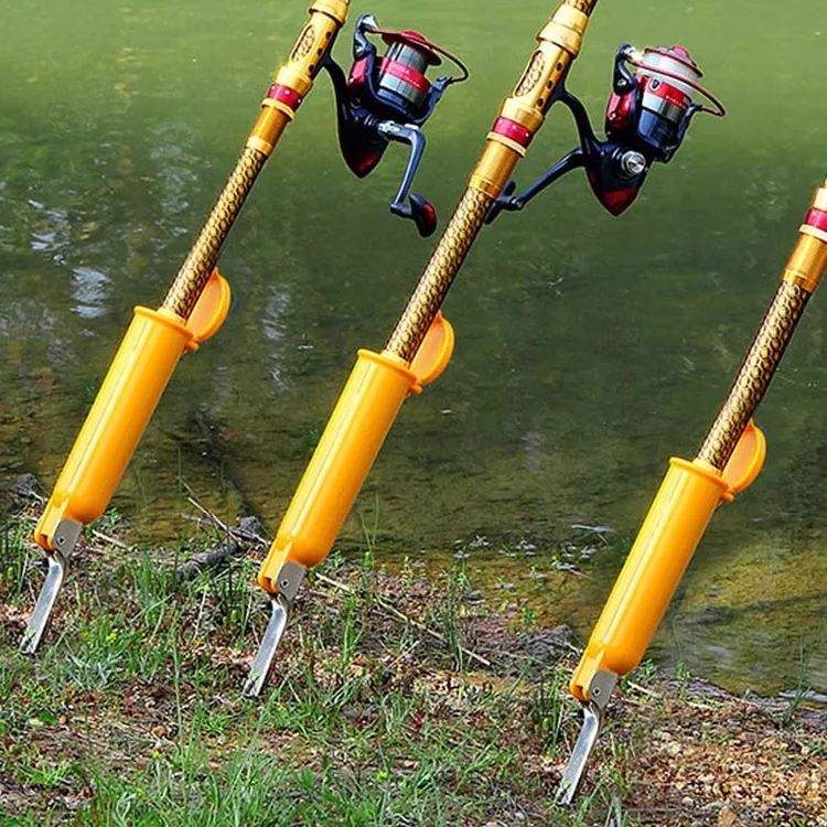 海竿支架炮台支架不锈钢便携海竿地插筒多功能收纳渔具垂钓用品