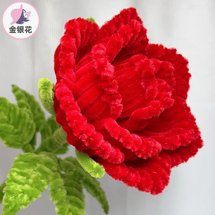 扭扭棒玫瑰花束diy材料包1146#