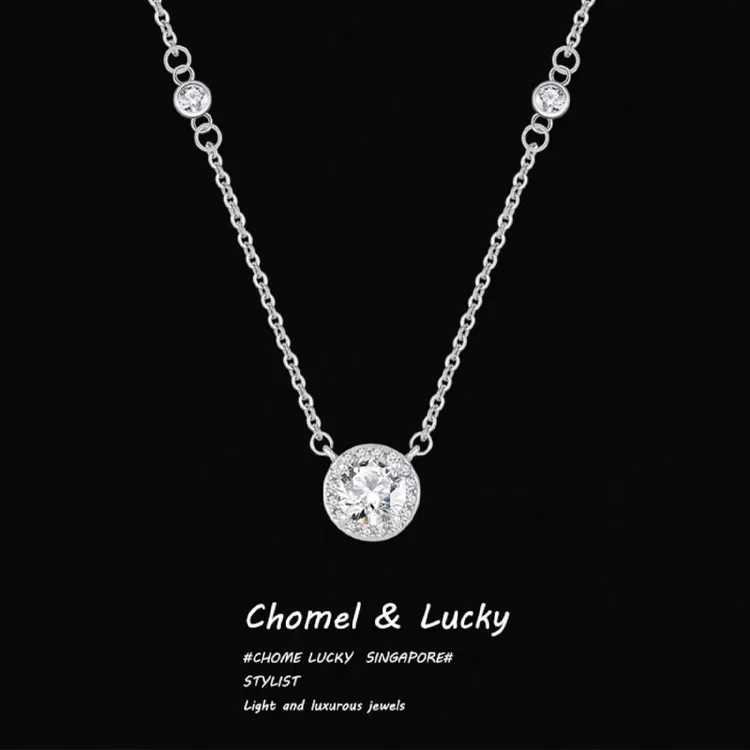 坠链均925银 范家星点项链女925银简约气质百搭小众设计感送女友