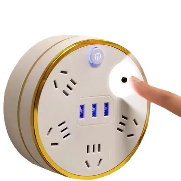 2500W大功率插座带USB可收纳多功能多孔带线插排插板接