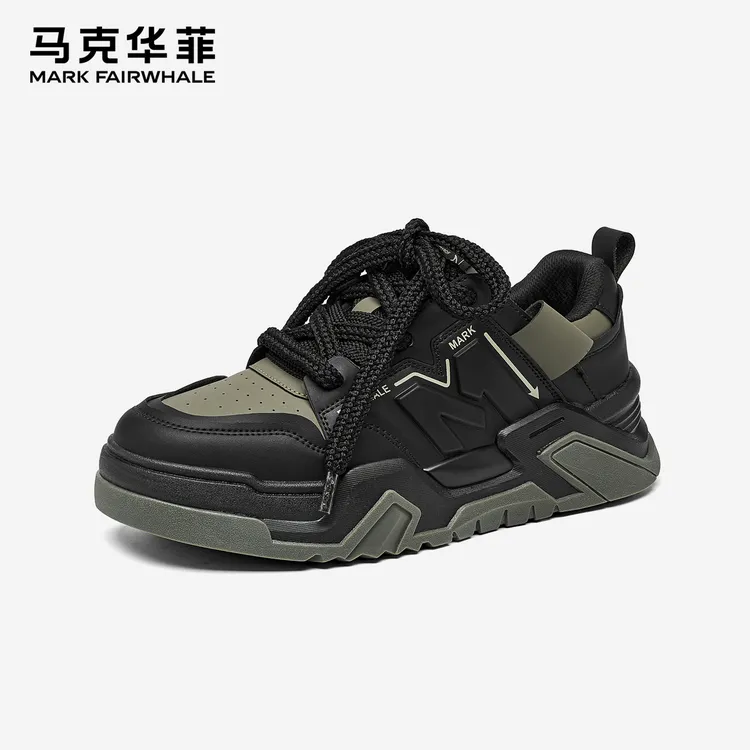 马克华菲男鞋2025秋冬新款男士休闲鞋运动鞋子百搭小白鞋男款板鞋