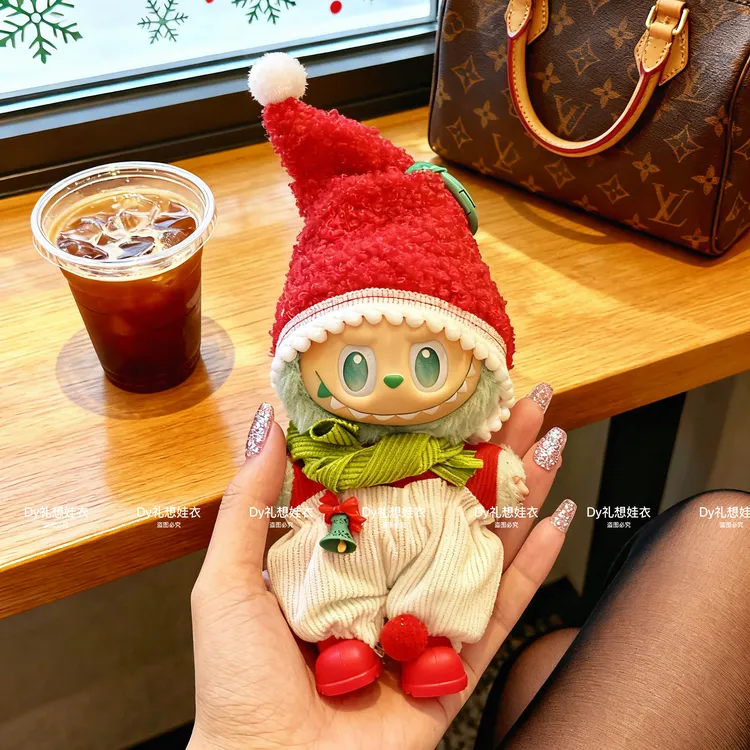 【仅售娃衣不含娃】圣诞款麋鹿一二三代拉布布娃衣可爱衣服套装