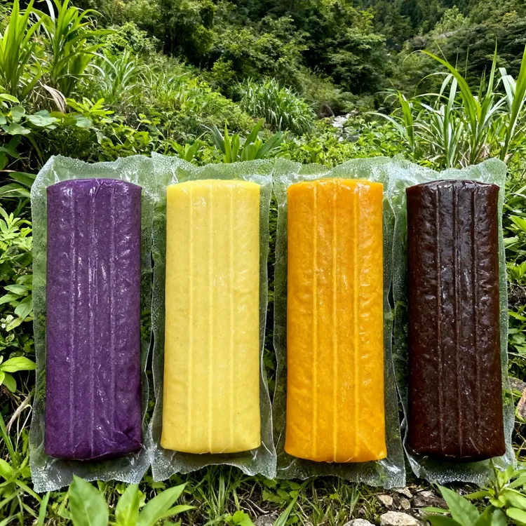 临安水磨年糕软糯Q弹不黏牙浙江特产花色年糕速食米香软糯年糕