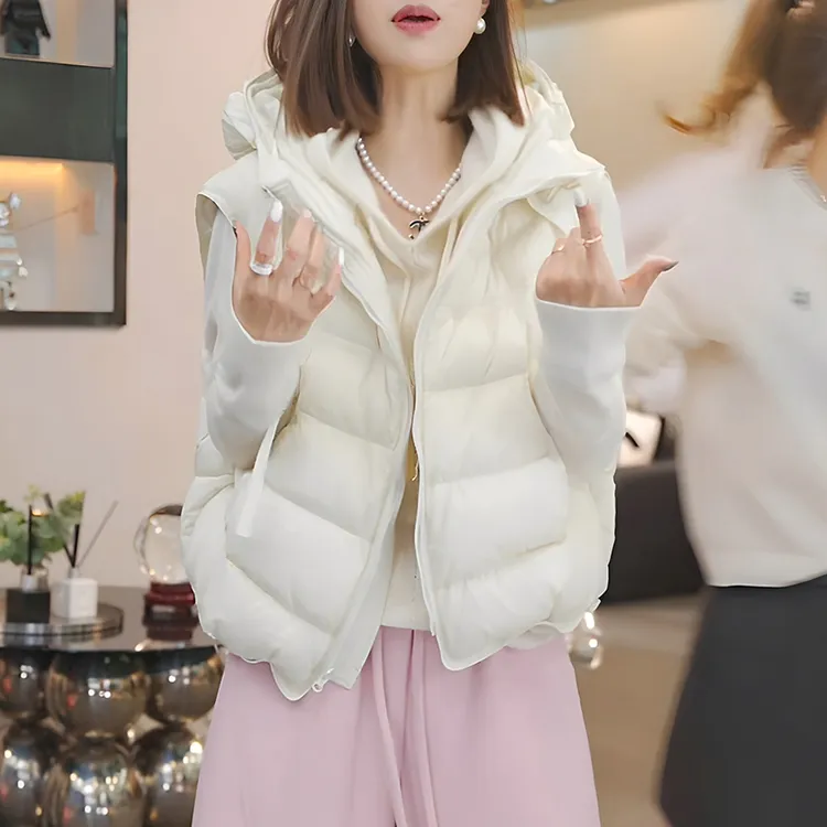 2025秋冬季新款女士休闲马甲羽绒棉服外套今年流行爆款加厚马夹潮