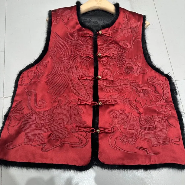 新中式国风女装马甲秋冬季时尚百搭款