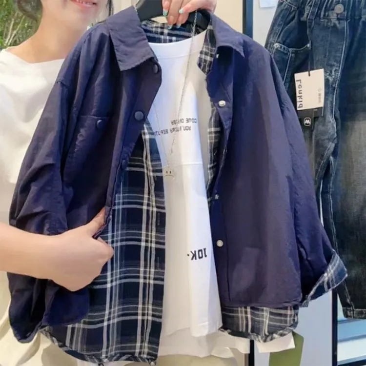 男童夹克2025秋季新款中大童韩版假两件外套儿童休闲百搭洋气秋装