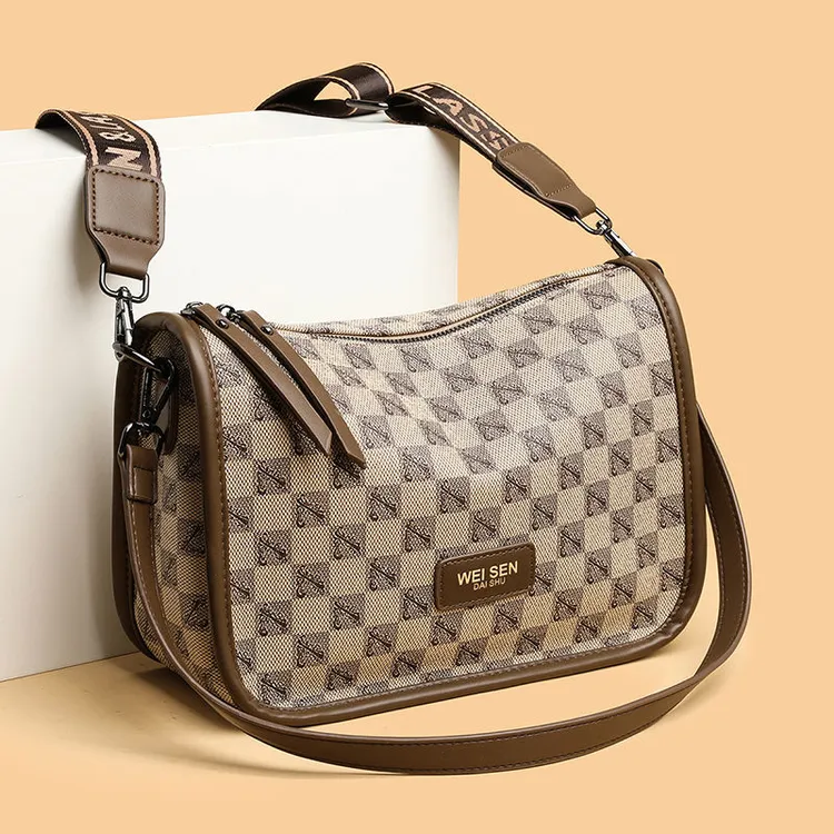 真皮休闲百搭单肩包包女潮流新款通勤大容量高级感软皮女士斜挎包