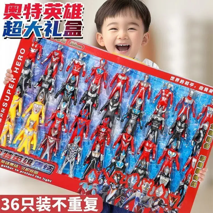 【礼物选 ta】超人英雄欧布赛罗迪迦特利星超人关节可动人偶玩具