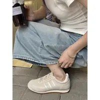爆款阿甘德训鞋女2025年新款圆头系带增高休闲运动鞋E2-7035
