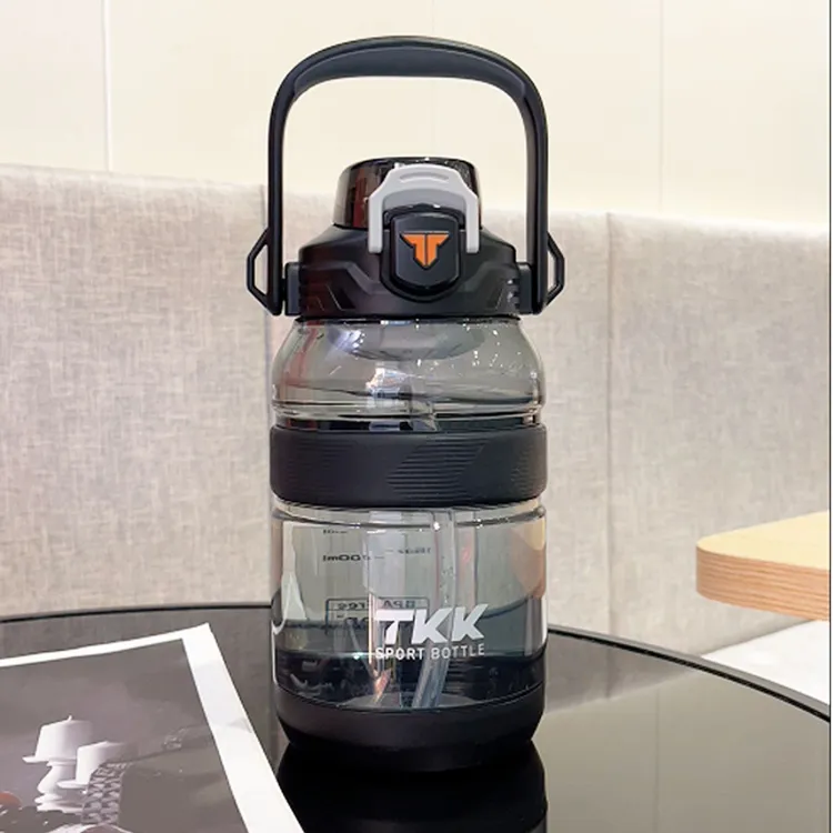 TKK超大容量便携防摔户外运动水杯新款简约潮流学生运动水壶