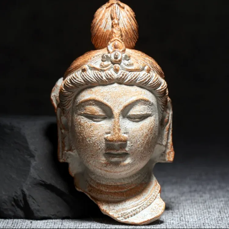 国宝回家天龙山菩萨头冰箱贴唐代美国大都会博物馆家居国宝高颜值