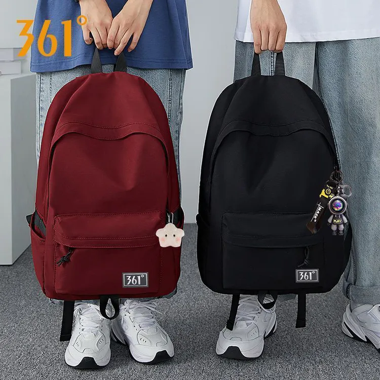 361°双肩包大容量韩版休闲旅行背包男女轻便电脑包简约大学生书包