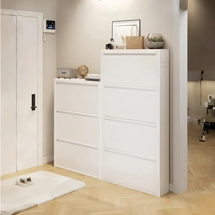 超薄12cm加厚1.0mm板材翻斗透气鞋柜超薄薄款家用玄关楼道柜子