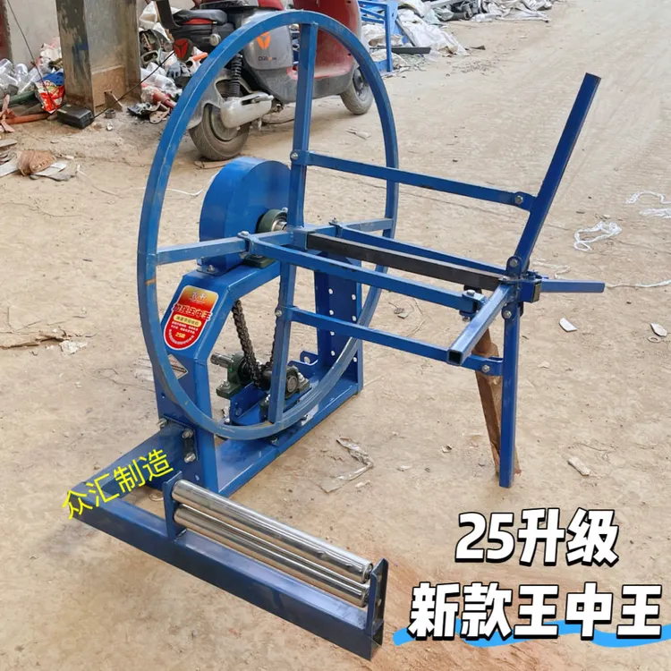 新款加强型滴灌带回收机主管毛管两用型卷管机毛管主管一体回收机