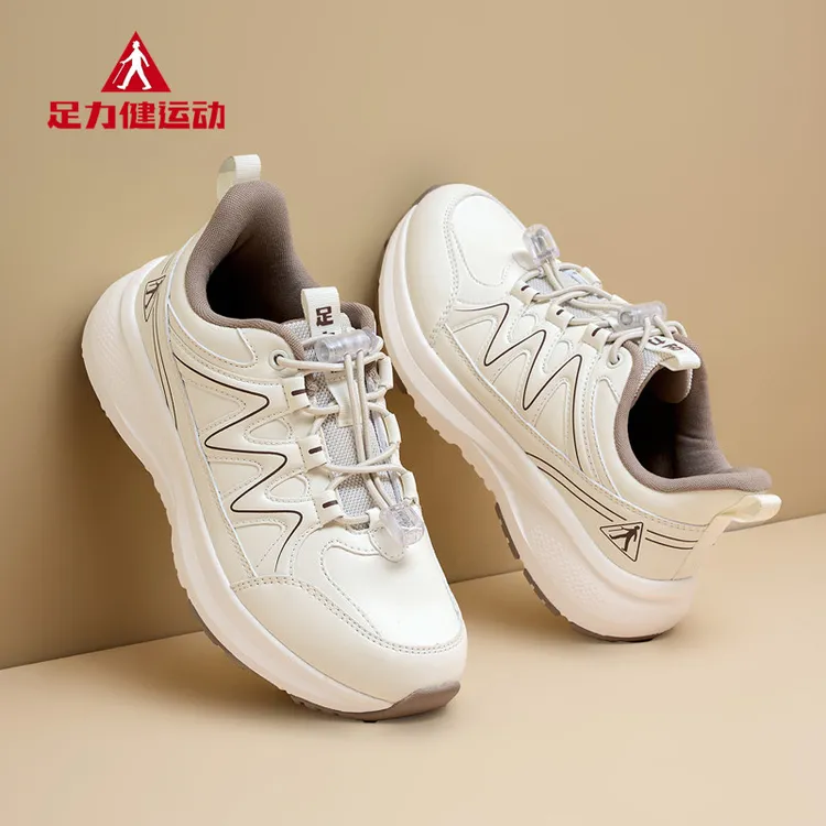 足力健运动鞋女2026春季新款中老年防滑舒适健步鞋户外休闲妈妈鞋商品图