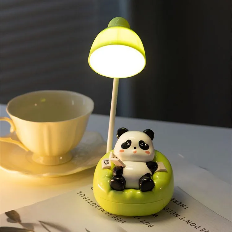 新疆西藏包邮创意沙发熊猫小夜灯摆件卧室蜡笔小新联名小夜灯摆件