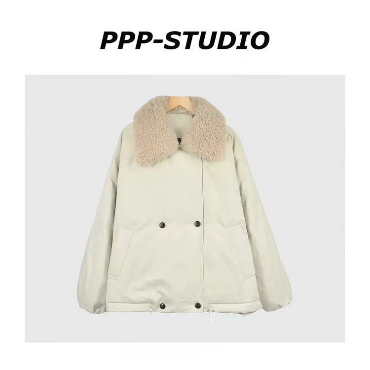 妙兮·LL冬季新款时尚休闲百搭常规设计款毛毛领羽绒服*20253533