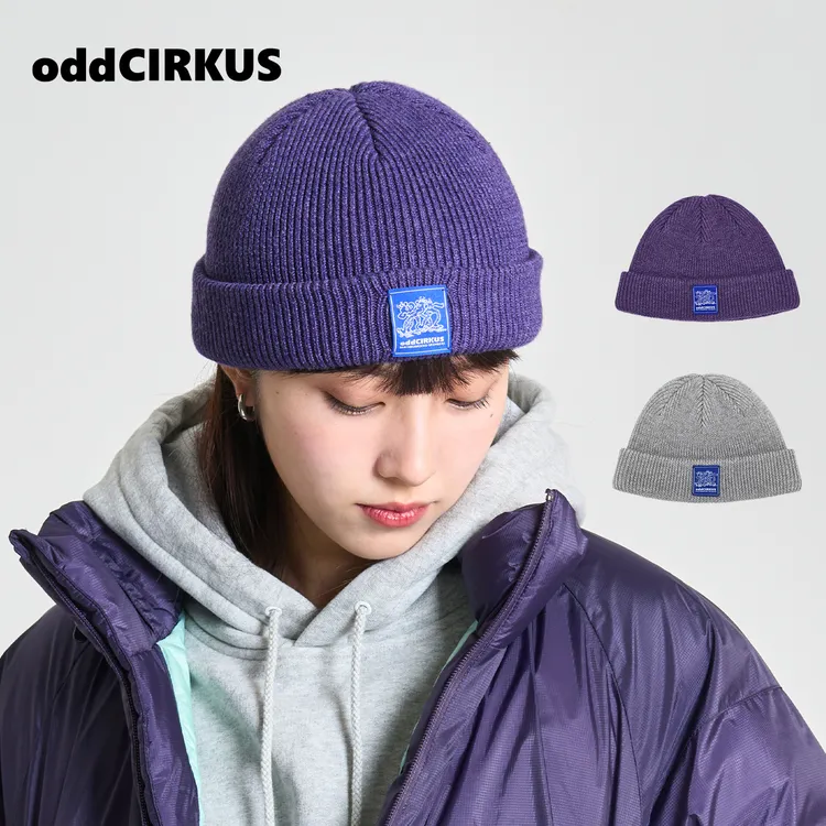 oddCIRKUS 复古针织帽冷帽日系街头瓜皮帽男女同款