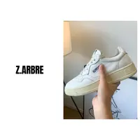 Z.ARBRE 韩国博主款美式复古头层牛皮小白鞋女