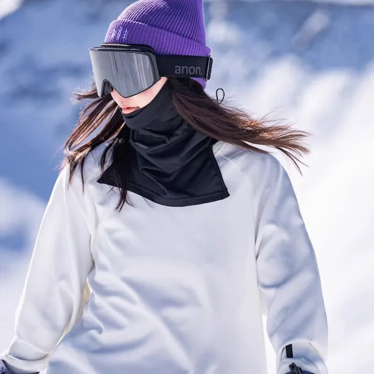 专业级滑雪护脸面罩男女露鼻子加绒保暖防风速干透气户外骑行防寒