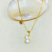 K0445经典黄色葫芦闪闪项链多样性发货49058