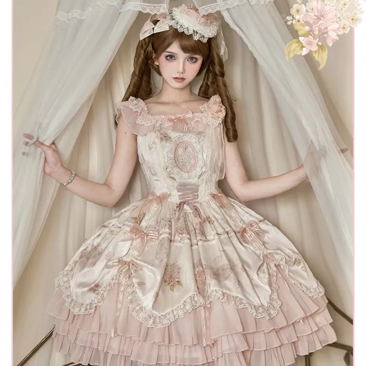 (实体店正品 官方合作店)现货 兔与樱 Lolita 原创珍宝匣子 LO裙