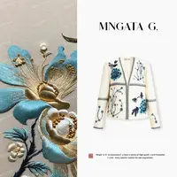 MNGATA G.宫小妍【绵羊毛·如初颜】新中式中国风早秋外套5080233
