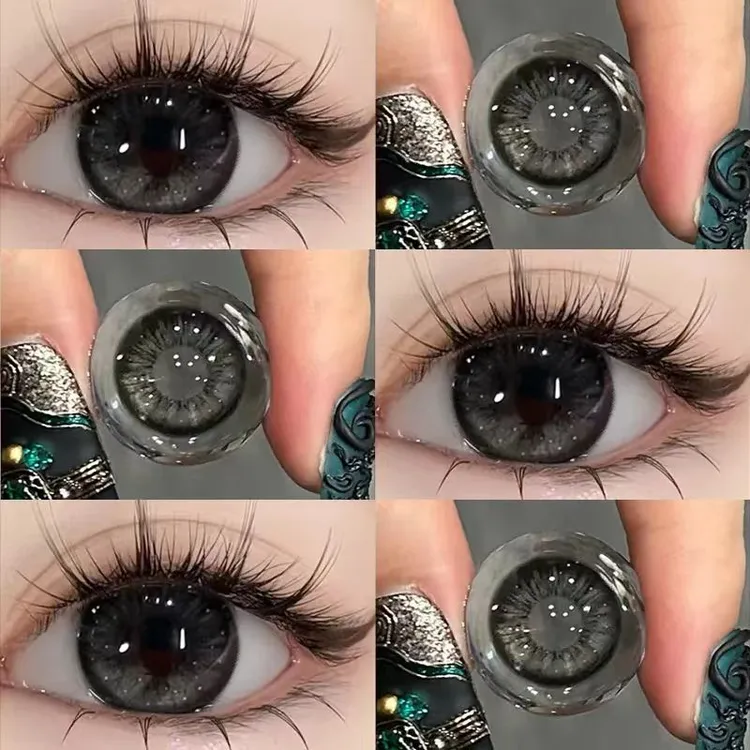 OVOLOOK【日抛10片装】美瞳雾面雪山热卖洋气混血显白近视隐形眼镜