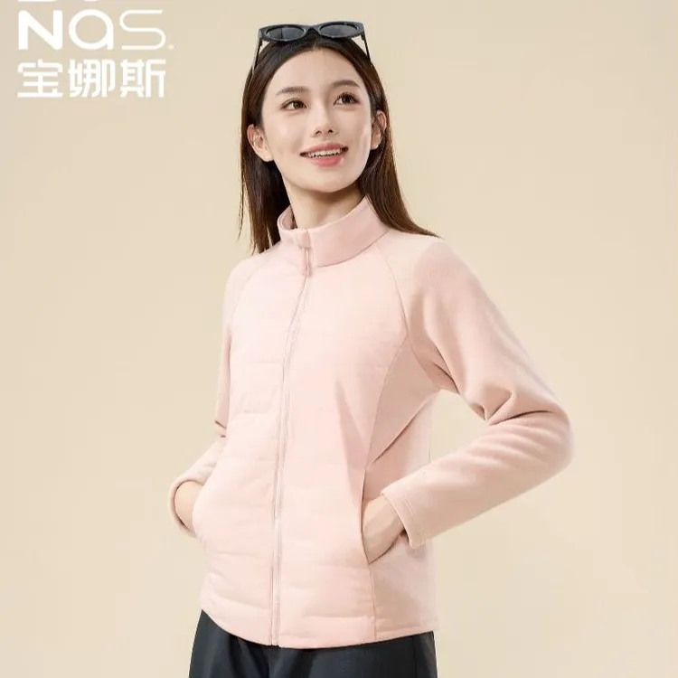BONAS/宝娜斯秋冬外套2025新款显瘦羽绒小蛮腰62506-Y