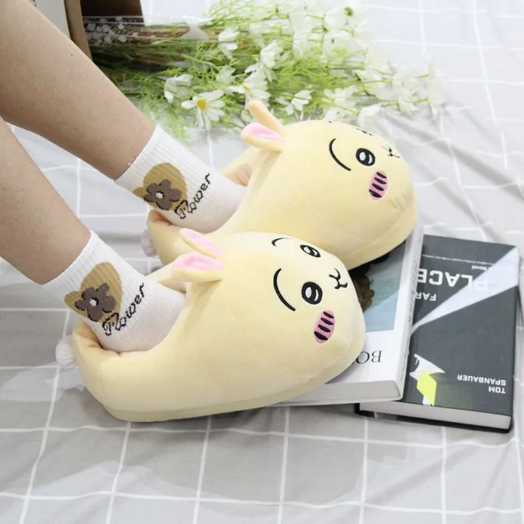 【皮卡】小八乌萨奇吉伊卡哇棉拖鞋包根室内居家棉拖可爱秋冬日系