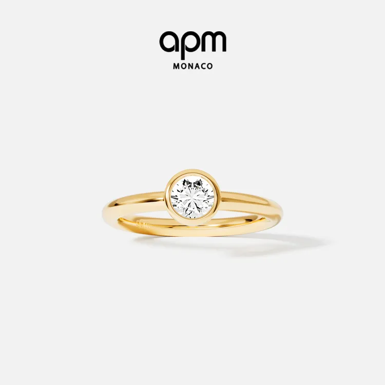 APM Monaco 新品Éclat戒指明星同款饰品氛围感配饰对戒时尚饰品