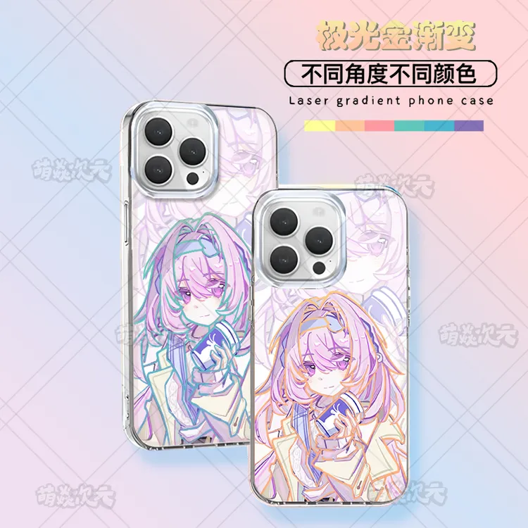 崩铁遐蝶适用苹果华为VIVO小米红米OPPO一加二次元极光金手机壳