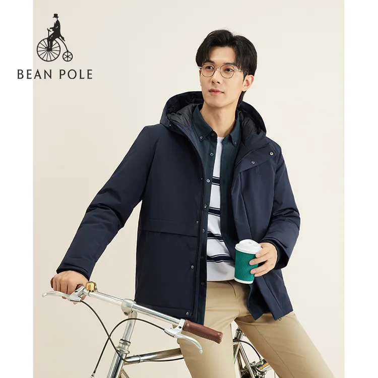 90%鹅绒BEANPOLE滨波2025秋冬男士行政风休闲发热羽绒服BC5938Z51
