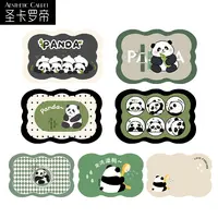 【圣卡罗帝】+熊猫系列硅藻泥吸水防滑地垫+多规格可选