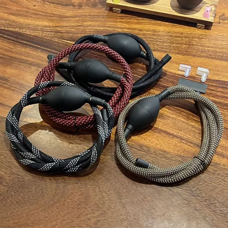 编织茶盘排水管铜头吸水球茶桌茶台茶几下水软管茶道泡茶茶具配件商品图